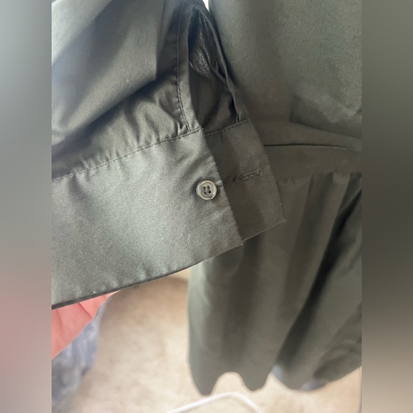 WHBM Open Neck Poplin Midi Dress size 4 - Picture 7 of 8